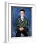 Portrait of a Boy in Blue, 1928-Chaim Soutine-Framed Giclee Print