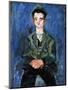 Portrait of a Boy in Blue, 1928-Chaim Soutine-Mounted Giclee Print