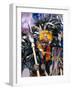 Portrait of a Boy in Costume and Facial Paint, Mardi Gras, Dinagyang, Island of Panay, Philippines-Alain Evrard-Framed Photographic Print