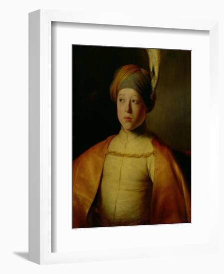 Portrait of a Boy in Persian Dress-Jan The Elder Lievens-Framed Giclee Print