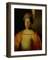 Portrait of a Boy in Persian Dress-Jan The Elder Lievens-Framed Giclee Print
