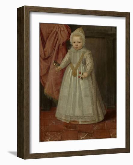 Portrait of a Boy, possibly Louis of Nassau, 1604-Netherlandish School-Framed Giclee Print