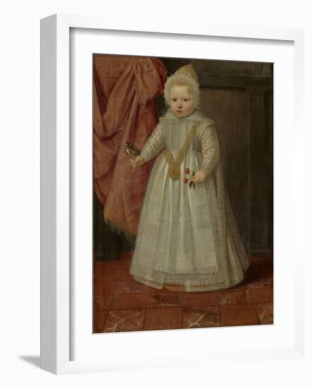 Portrait of a Boy, possibly Louis of Nassau, 1604-Netherlandish School-Framed Giclee Print