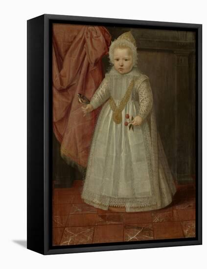 Portrait of a Boy, possibly Louis of Nassau, 1604-Netherlandish School-Framed Stretched Canvas