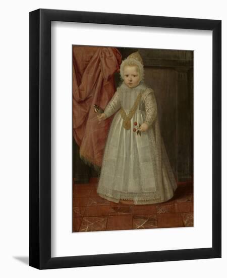 Portrait of a Boy, possibly Louis of Nassau, 1604-Netherlandish School-Framed Giclee Print