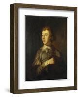 Portrait of a Boy, Said to Be William Pitt the Younger, 18th Century-Tilly Kettle-Framed Giclee Print