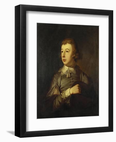 Portrait of a Boy, Said to Be William Pitt the Younger, 18th Century-Tilly Kettle-Framed Giclee Print