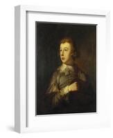 Portrait of a Boy, Said to Be William Pitt the Younger, 18th Century-Tilly Kettle-Framed Giclee Print