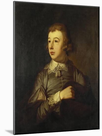 Portrait of a Boy, Said to Be William Pitt the Younger, 18th Century-Tilly Kettle-Mounted Giclee Print