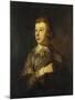 Portrait of a Boy, Said to Be William Pitt the Younger, 18th Century-Tilly Kettle-Mounted Giclee Print