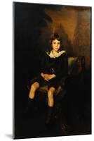 Portrait of a Boy Seated Full Length in a Chair, (Oil on Canvas)-Lydia Field Emmett-Mounted Giclee Print