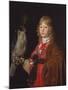 Portrait of a Boy with a Falcon-Wallerant Vaillant-Mounted Giclee Print