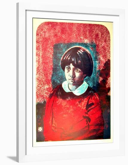 Portrait of a Boy-John Shemitt Houser-Framed Limited Edition