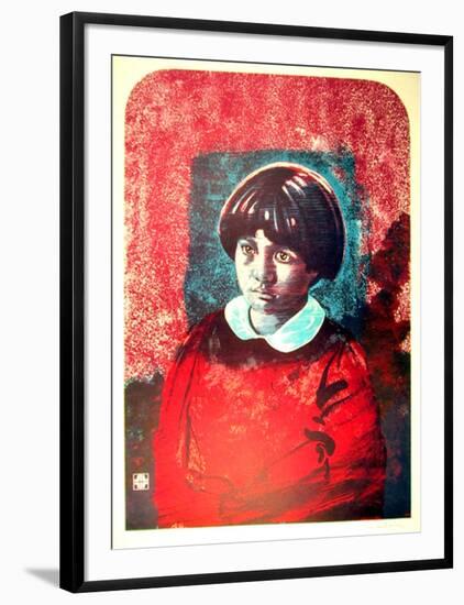 Portrait of a Boy-John Shemitt Houser-Framed Limited Edition