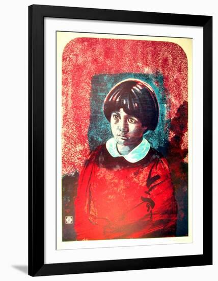 Portrait of a Boy-John Shemitt Houser-Framed Limited Edition