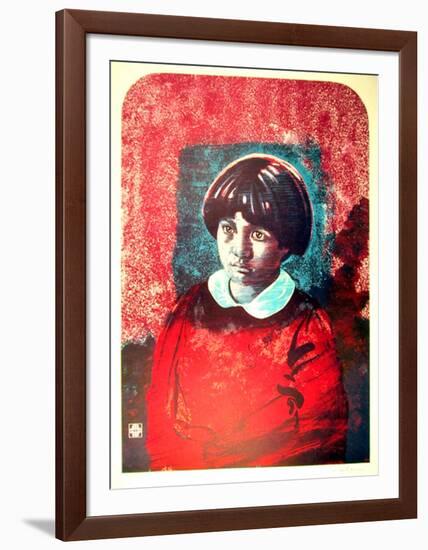 Portrait of a Boy-John Shemitt Houser-Framed Limited Edition