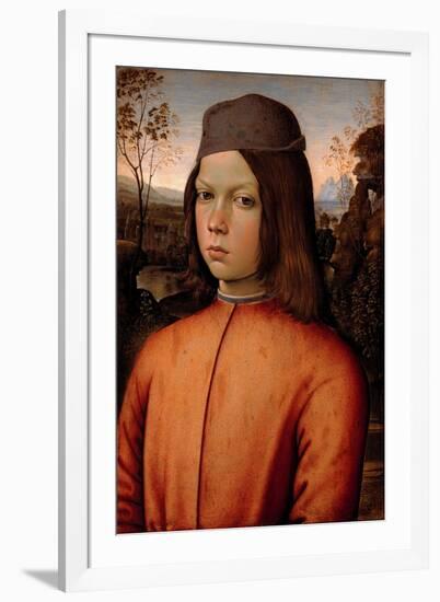 Portrait of a Boy-Bernardino di Betto Pinturicchio-Framed Giclee Print