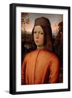 Portrait of a Boy-Bernardino di Betto Pinturicchio-Framed Giclee Print