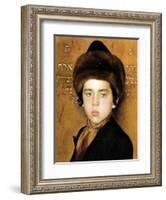 Portrait of a Boy-Isidor Kaufmann-Framed Art Print