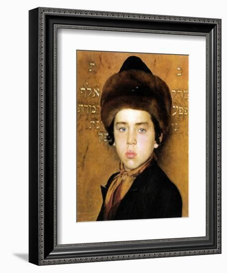 Portrait of a Boy-Isidor Kaufmann-Framed Art Print