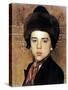 Portrait of a Boy-Isidor Kaufmann-Stretched Canvas