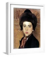 Portrait of a Boy-Isidor Kaufmann-Framed Art Print