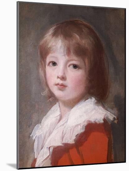 Portrait of a Boy-George Romney-Mounted Giclee Print