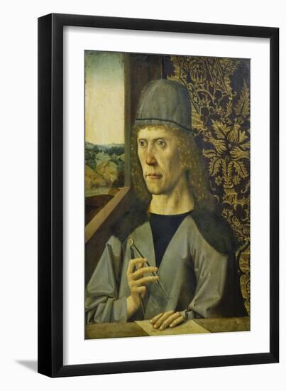 Portrait of a Builder-null-Framed Giclee Print