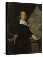 Portrait of a Captain or Ship-Owner-Michiel Van Musscher-Stretched Canvas