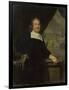 Portrait of a Captain or Ship-Owner-Michiel Van Musscher-Framed Art Print