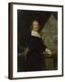 Portrait of a Captain or Ship-Owner-Michiel Van Musscher-Framed Art Print