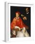 Portrait of a Cardinal and a Priest-Bartolomeo Cesi-Framed Giclee Print