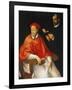 Portrait of a Cardinal and a Priest-Bartolomeo Cesi-Framed Giclee Print