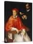 Portrait of a Cardinal and a Priest-Bartolomeo Cesi-Stretched Canvas