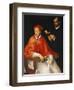 Portrait of a Cardinal and a Priest-Bartolomeo Cesi-Framed Giclee Print