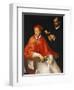 Portrait of a Cardinal and a Priest-Bartolomeo Cesi-Framed Giclee Print