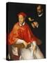 Portrait of a Cardinal and a Priest-Bartolomeo Cesi-Stretched Canvas