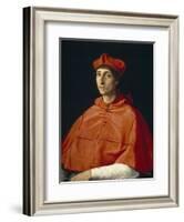 Portrait of a Cardinal, C. 1510-Raphael-Framed Giclee Print