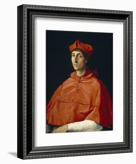 Portrait of a Cardinal, C. 1510-Raphael-Framed Giclee Print