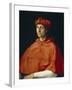 Portrait of a Cardinal, C. 1510-Raphael-Framed Giclee Print