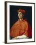 Portrait of a Cardinal, C. 1510-Raphael-Framed Giclee Print