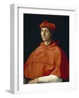 Portrait of a Cardinal, C. 1510-Raphael-Framed Giclee Print