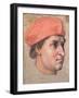 Portrait of a Cardinal, C.1513-20-Raphael-Framed Giclee Print