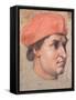 Portrait of a Cardinal, C.1513-20-Raphael-Framed Stretched Canvas