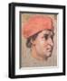 Portrait of a Cardinal, C.1513-20-Raphael-Framed Giclee Print