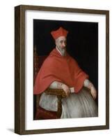 Portrait of a Cardinal Giovanni Dolfin (1545-162)-Leandro Bassano-Framed Giclee Print