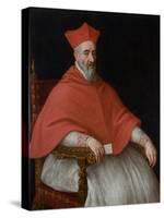 Portrait of a Cardinal Giovanni Dolfin (1545-162)-Leandro Bassano-Stretched Canvas