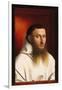 Portrait of a Carthusian, 1446-Petrus Christus-Framed Premium Giclee Print