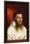 Portrait of a Carthusian, 1446-Petrus Christus-Framed Premium Giclee Print