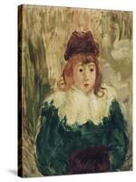 Portrait of a Child, 1894 (Oil on Canvas)-Berthe Morisot-Stretched Canvas